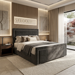 Amberlane Studded Upholstered Bed