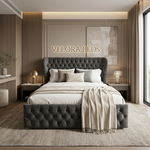Calmora Chesterfield Upholstered Bed