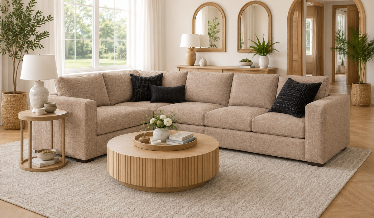 New England Modular Small Left Hand L-Shape Sofa