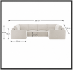 New England Modular U-Shape Sofa