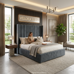 Dreamloft Grand Channel Upholstered Bed