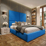 Milano Statement Panel Upholstered Bed