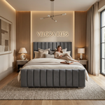 Meadowrest Fluted Upholstered Bed
