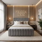Meadowrest Fluted Upholstered Bed