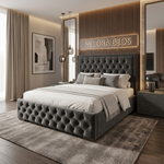 Nestora Chesterfield Upholstered Bed