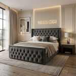 Nestora Chesterfield Upholstered Bed