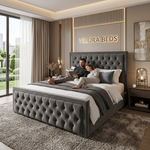 Nestora Chesterfield Upholstered Bed