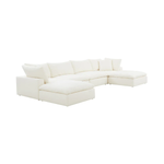 Mayfair XL U Shape Sofa Footstool x2 - Modular