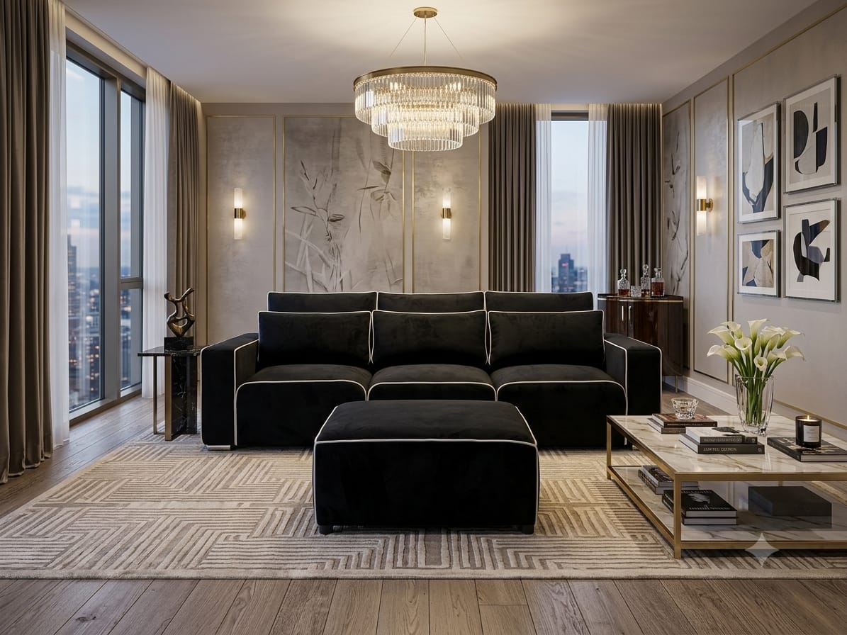 Lucien Luxury Sofa Set