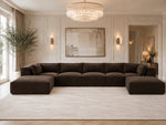Chester Luxe XL U Shape Sofa Footstool End - Modular