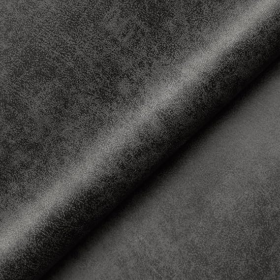 Hugo Black Bonded Leather Armchair