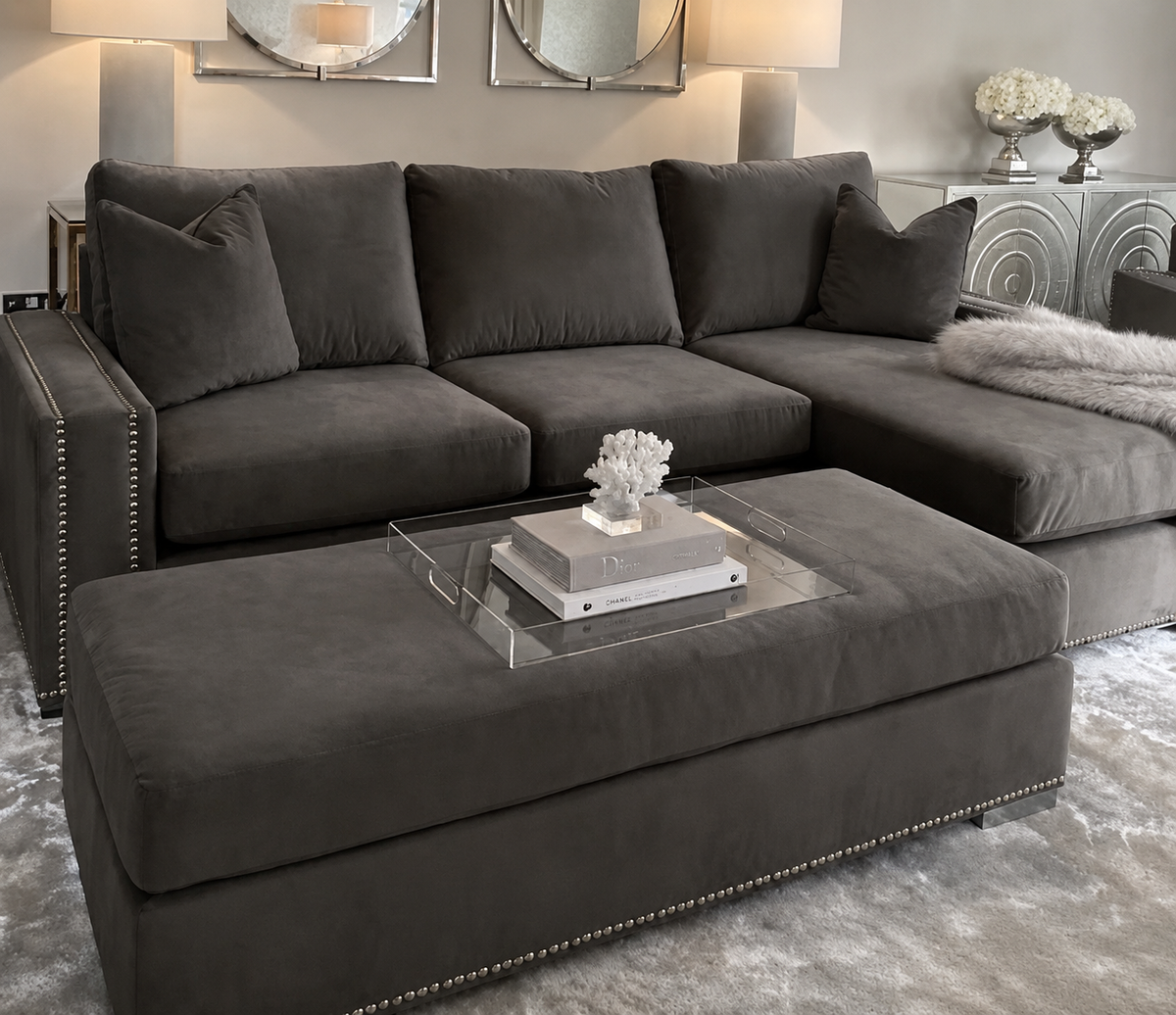 Chelsea L shape with added stool
