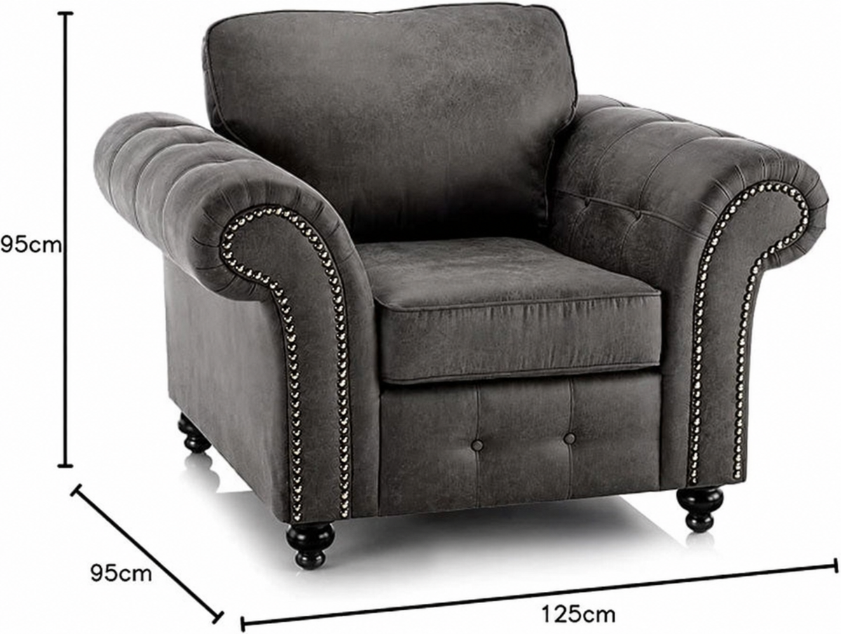 Hugo Black Bonded Leather Armchair