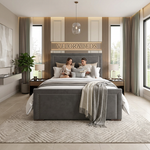 Amberlane Studded Upholstered Bed