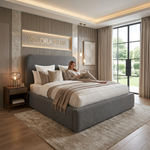 Aspen Curve Upholstered Bed