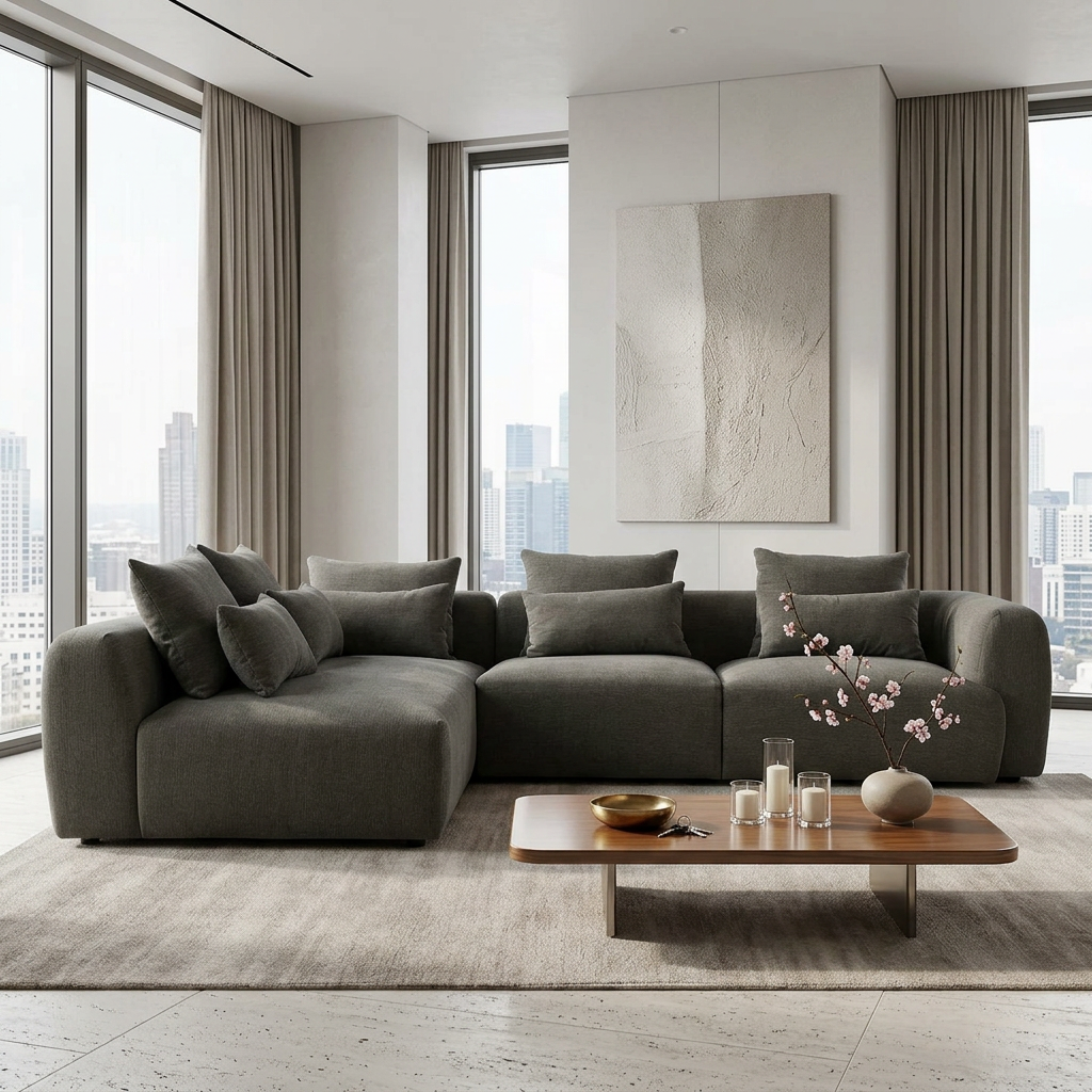 Aveline Left-Facing Chaise Sofa