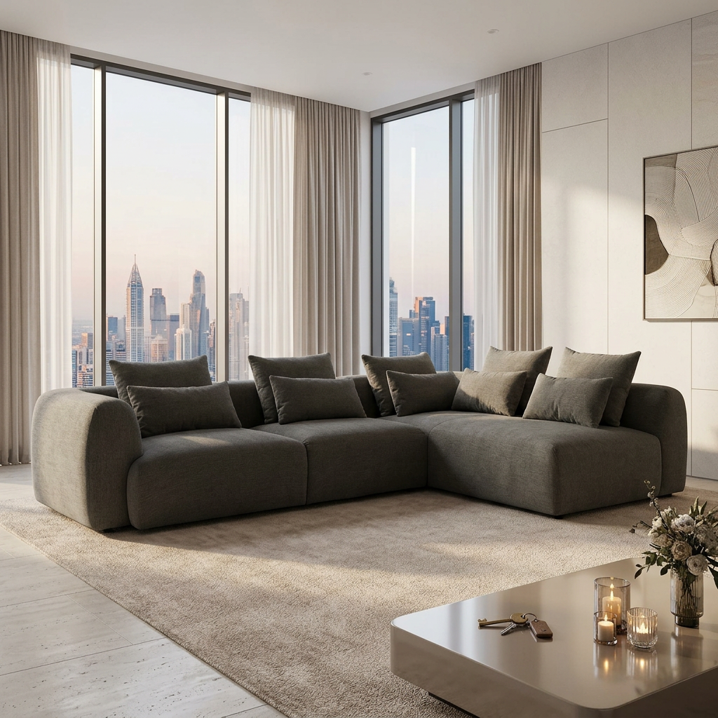 Aveline Right-Facing Chaise Sofa