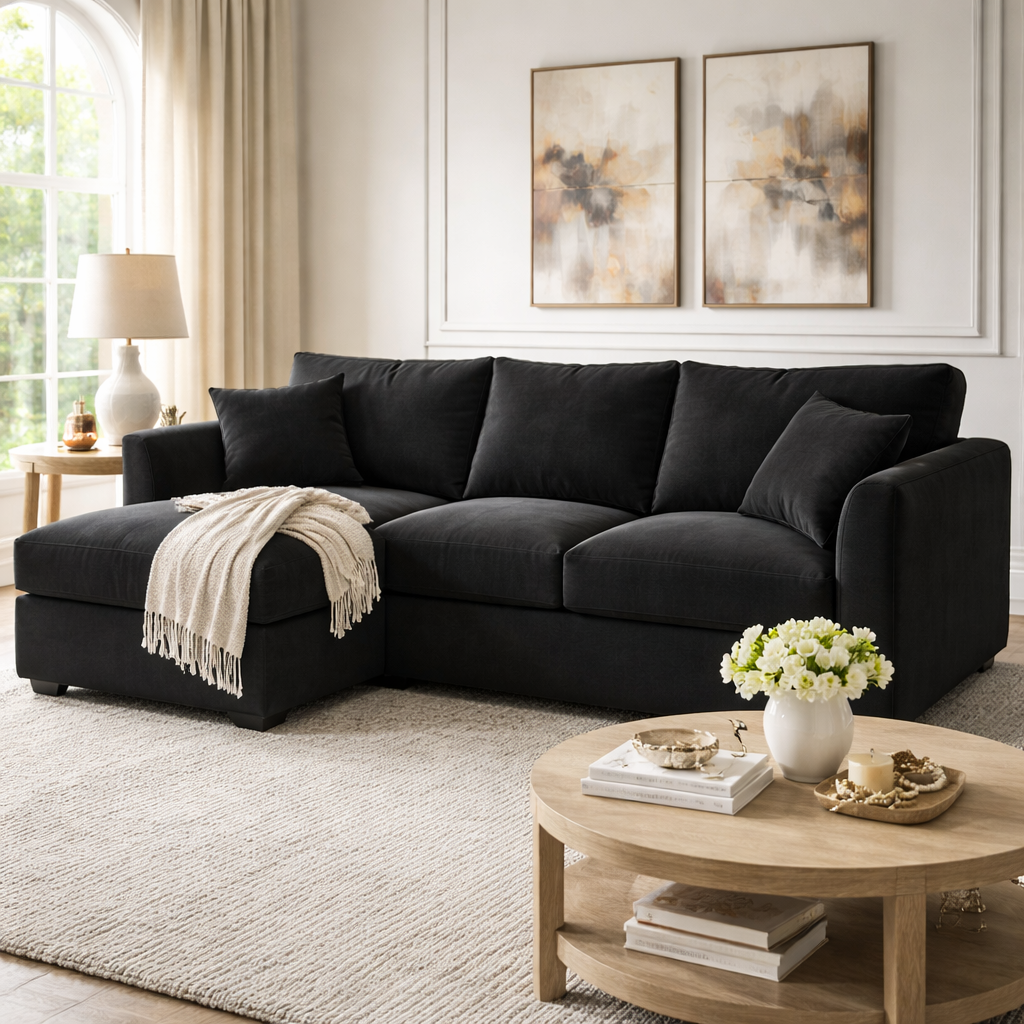 Herringbone Left Corner Sofa