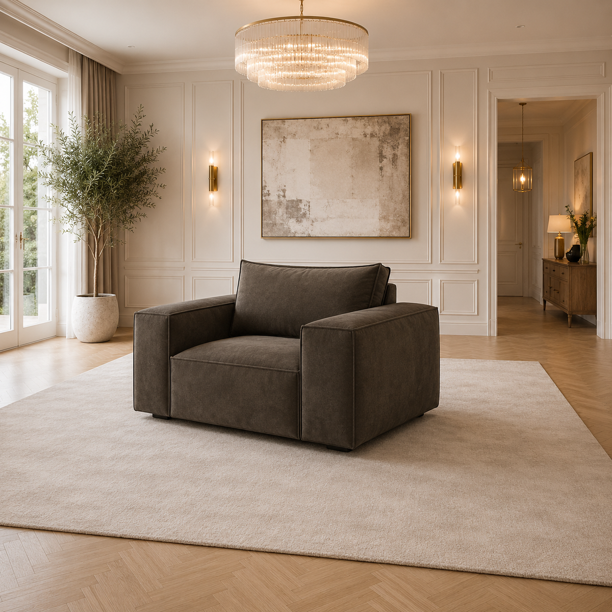 Chester Luxe Love Seat - Modular
