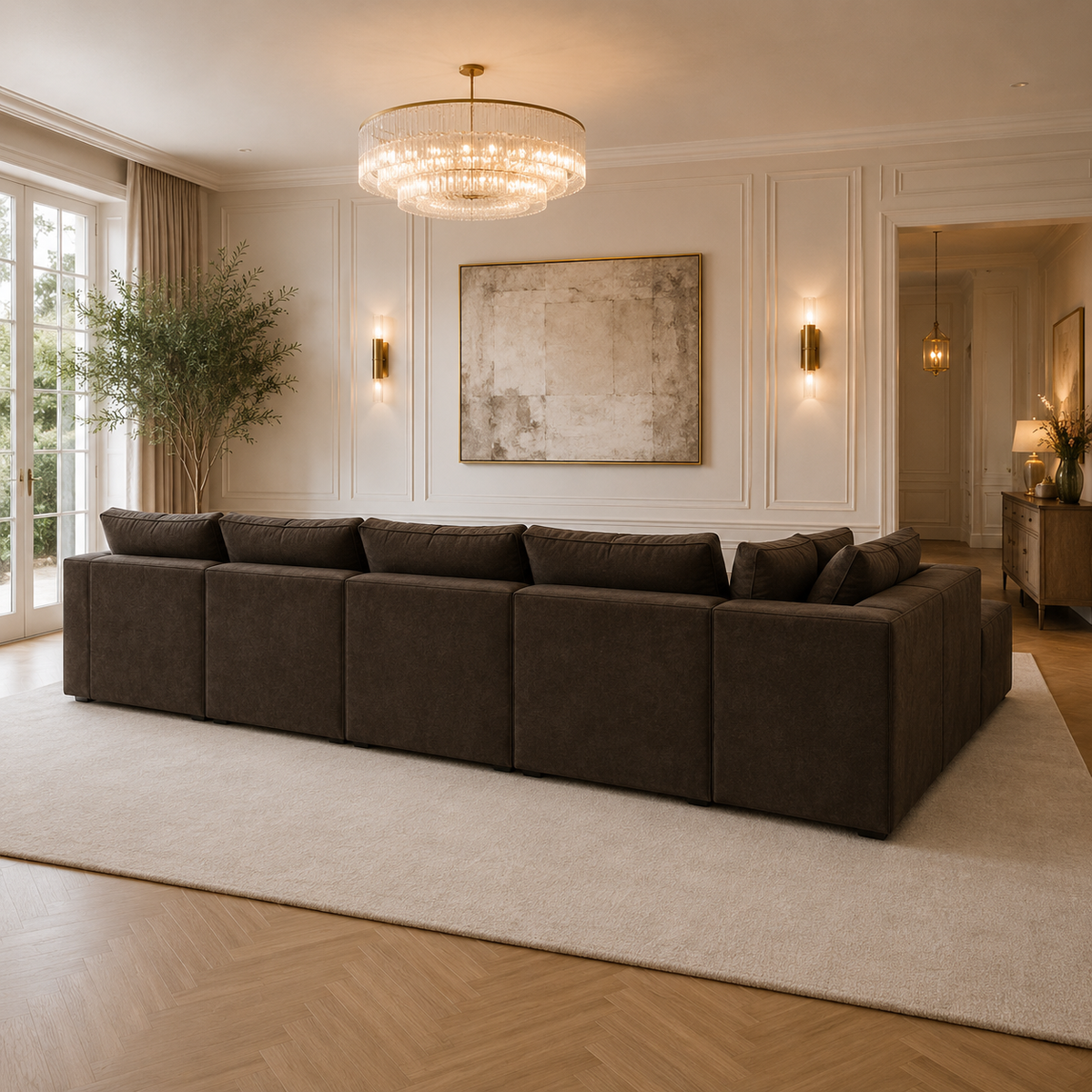 Chester Luxe Left/Right Corner Sofa Closed End - Modular