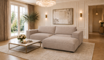 Chester Luxe Medium Left/Right Corner Sofa Footstool End - Modular