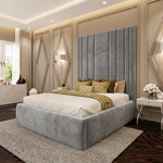 Sorrento Grand Panel Upholstered Bed