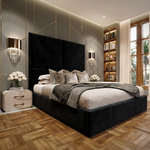Vienna Luxe Panel Upholstered Bed