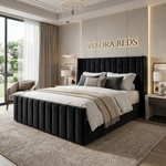 Reverie Fluted Upholstered Bed