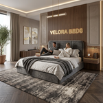 Slumbr Soft Panel Upholstered Bed