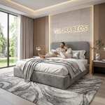 Slumbr Soft Panel Upholstered Bed