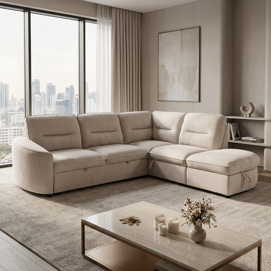 Solenne Right-Facing Chaise Sofa