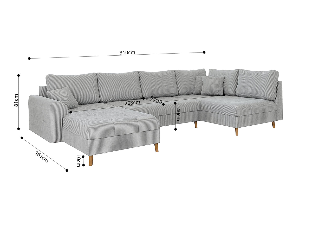 Harlow U Shape Sofa
