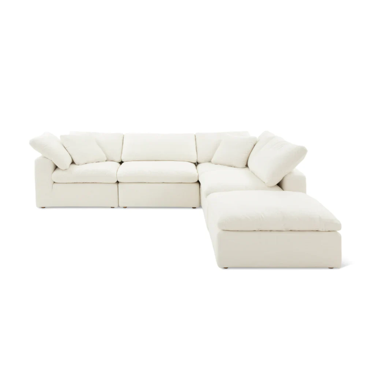 Mayfair L Shape Open End Sofa + Foot Stool - Modular