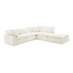 Mayfair L Shape Open End Sofa + Foot Stool - Modular