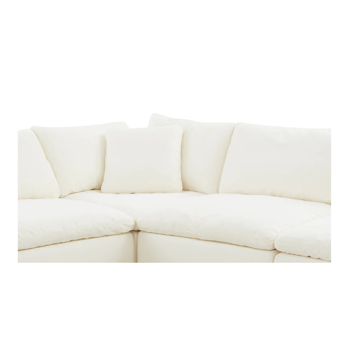 Mayfair L Shape Open End Sofa + Foot Stool - Modular