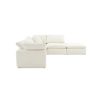 Mayfair L Shape Open End Sofa + Foot Stool - Modular