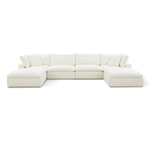 Mayfair XL U Shape Sofa Footstool x2 - Modular
