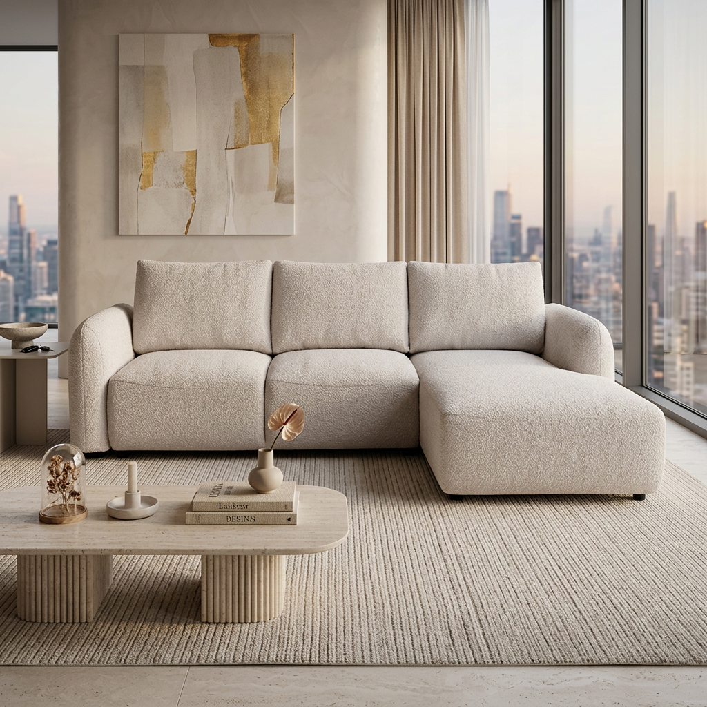 Varese Right-Facing Chaise Sofa
