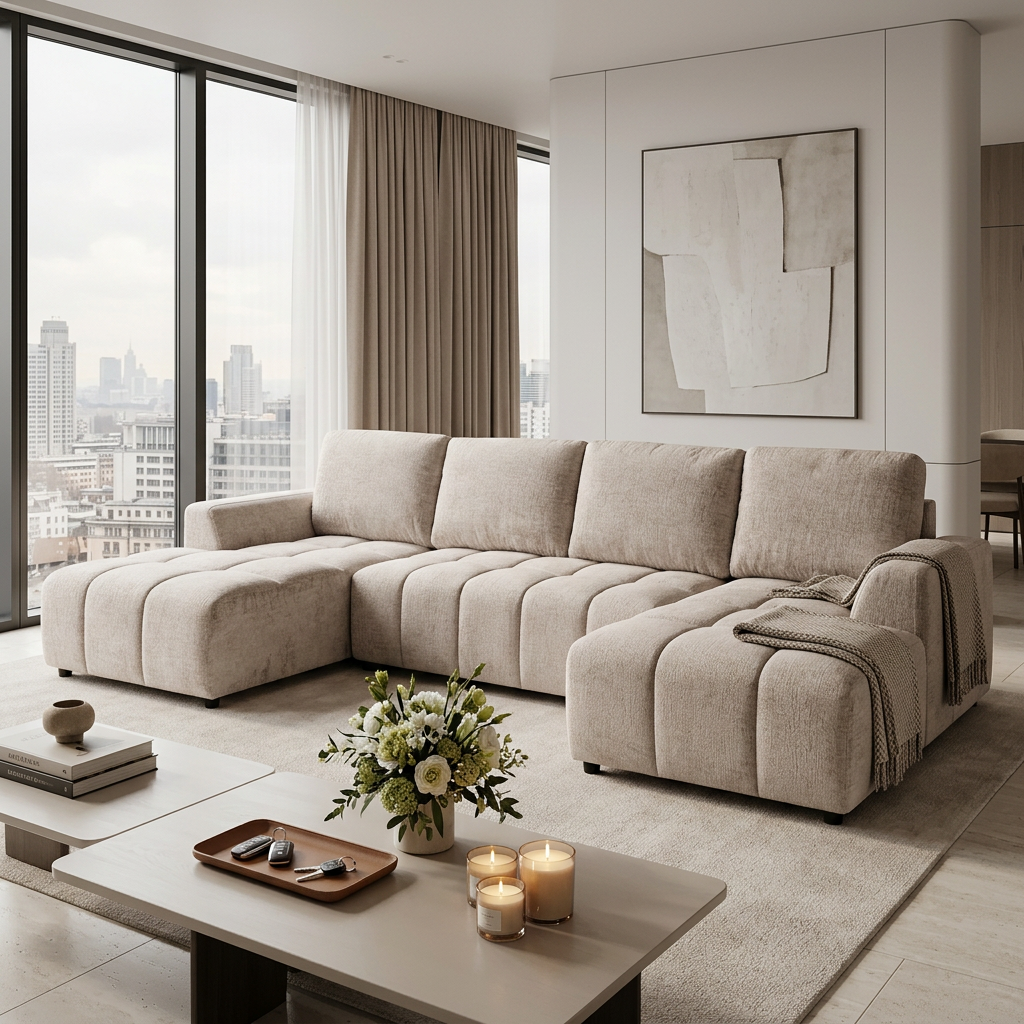 Vertex U-Shape Sofa Bed Overview