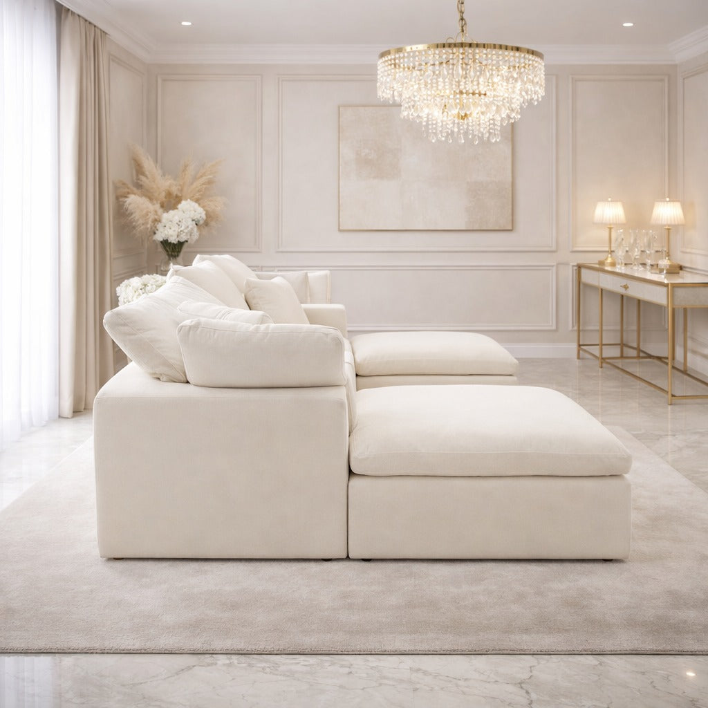 Mayfair U Shape Sofa Footstool X2 - Modular