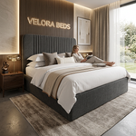 Willowbed Fluted Wing Upholstered Bed