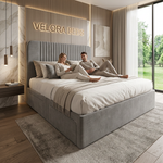 Willowbed Fluted Wing Upholstered Bed