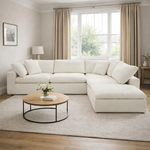 Mayfair L Shape Open End Sofa + Foot Stool - Modular