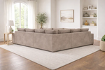 Duke Double Corner & Footstool Sets - Modular