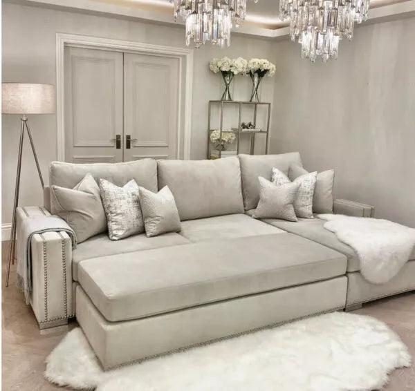 Chelsea L shape with added stool