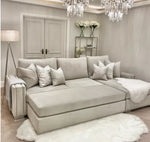 Chelsea L shape with added stool