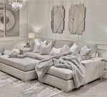 Chelsea L shape with added stool