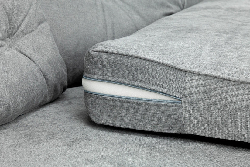 New York 3 Seat Grey Sofa